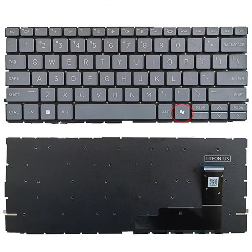 Laptop Keyboard For HP EliteBook 630 G11 635 G11 without Backlit United States US Gray New