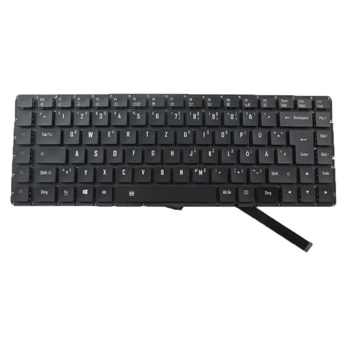 Laptop 2-zone RGB Backlight Keyboard For Gigabyte AERO 14 (i7-8750H) AERO 14-K8 14K V8 German GR Black New