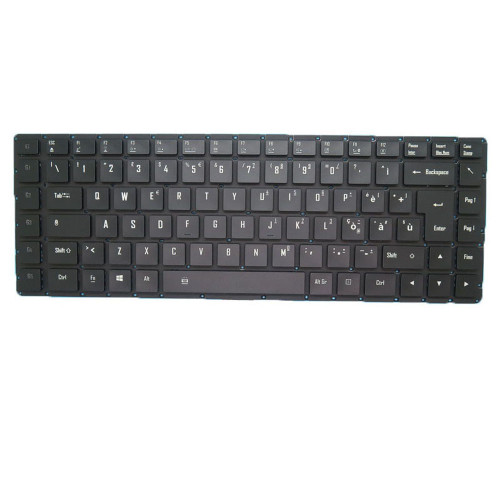 Laptop No Backlit Paper Keyboard For Gigabyte AERO 14 Italy IT Black New