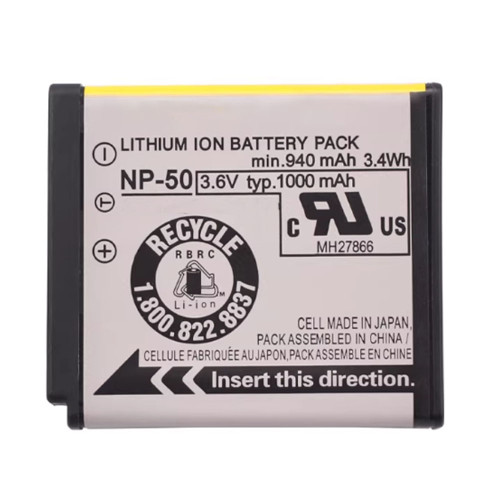 Battery For Fujifilm NP-50 NP50 F305EX F775 F200EXR F85EXR F100FD F50FD 3.6V 1000MAH New