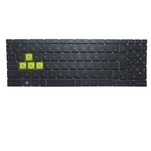 Black New Laptop Single Zone RGB Backlit Keyboard For MSI Pulse GL66 11U 11UCK 11UDK 11UEK 11UGK 11UGKV Japanese JP No Frame