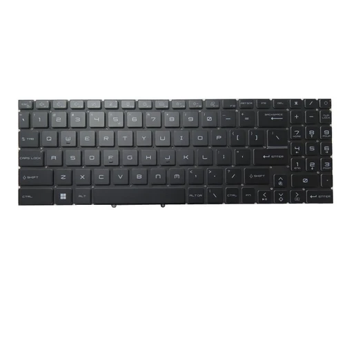 Black New Laptop Per Key No Backlit Keyboard For MSI Modern 15 B11M B12H B12HW B12M B13M B11M-046CA English US No Frame