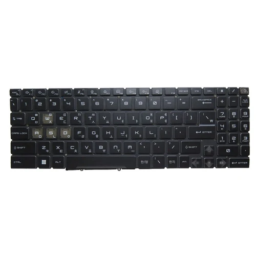 Black New Laptop No Backlit Keyboard For MSI Prestige 16 A12U A12UD A13U A13UCX Korean KR No Frame
