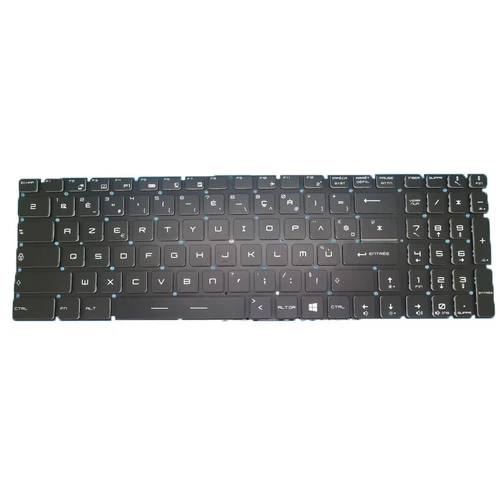 Black New Laptop No Backlit Keyboard For MSI GP63 Leopard 8RD 8RE 8RF United Kingdom UK No Frame