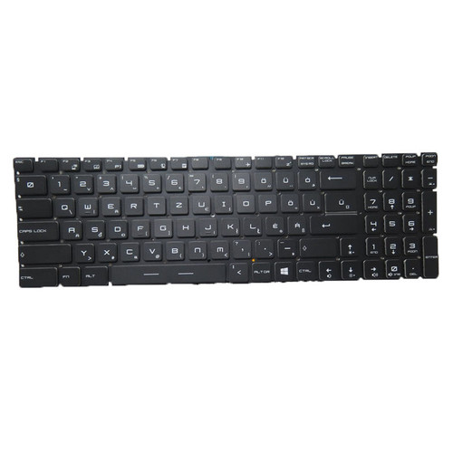 Black Used 99% New Laptop Backlit Keyboard For MSI GP62 2QD 2QE 6QE 6QF Hungary HU No Frame