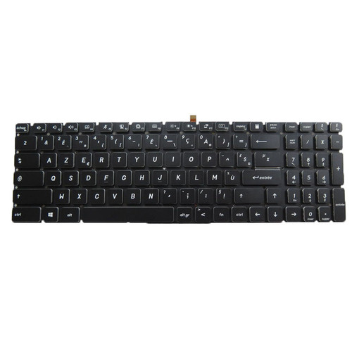 Black New Laptop Backlit Keyboard For MSI P75 Creator 9SD 9SE 9SF 9SG French FR No Frame