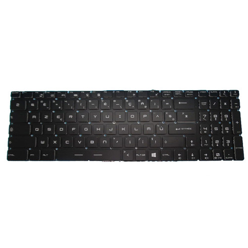 Black New Laptop No Backlit Keyboard For MSI P75 Creator 9SD 9SE 9SF 9SG French FR No Frame