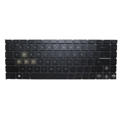 Black New Laptop No Backlit Keyboard For MSI GF65 Thin 9SD 9SE 9SEX 9SEXR Czech CZ No Frame 9Z.NEVBN.513