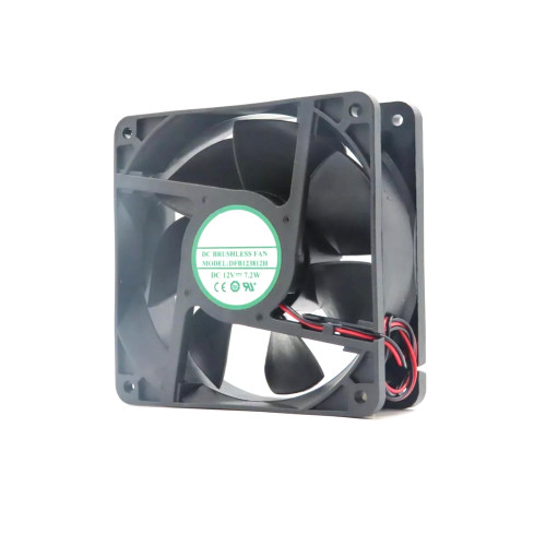 Cooling Fan For YOUNGLINN DFB123812H 12038 12CM DC12V 7.2W 2Lines New