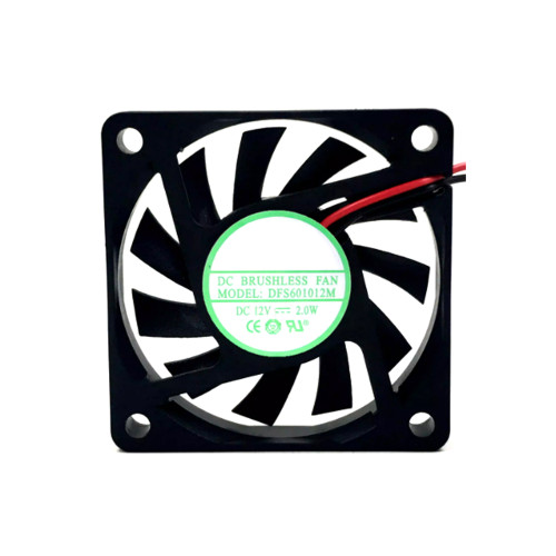 Cooling Fan For YOUNGLINN DFS601012M DC12V 2W 6010 6CM 2Lines New