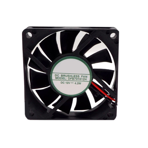 Cooling Fan For YOUNGLINN DFB701512H 7015 DC12V 4.2W 2Lines New