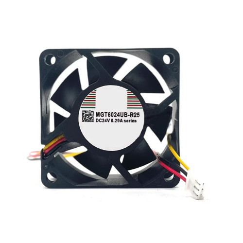 Cooling Fan For Protechnic MGT6024UB-R25 6CM DC24V 0.29A 3PIN 3Lines New