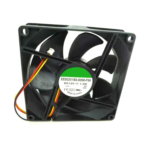 Cooling Fan For SUNON EE92251B3-0000-F99 9225 DC12V 1.3W 3PIN 3Lines New