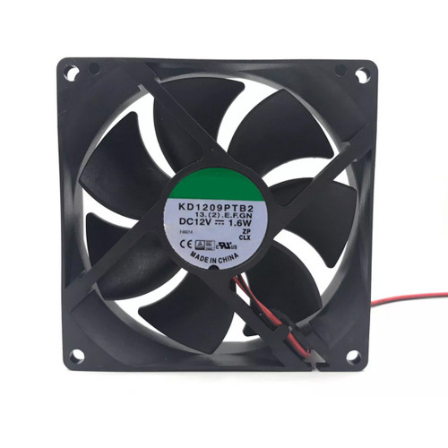 Cooling Fan For SUNON KD1209PTB2 13.(2).E.F.GN 9CM 9225 DC12V 1.60W 2Lines New