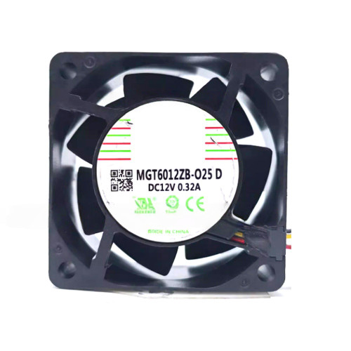 Cooling Fan For Protechnic MGT6012ZB-O25D DC12V 0.32A 3Lines New
