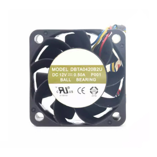 Cooling Fan For AVC DBTA0420B2U P001 4020 DC12V 0.50A 4PIN 4Lines New