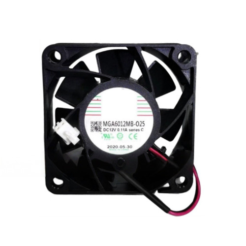 Cooling Fan For Protechnic MGA6012MB-O25 DC12V 0.11A 2PIN 2Lines New