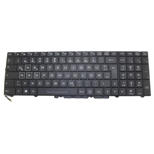 Laptop Keyboard For ONE K56-5N Germany GR With Backlit Black New
