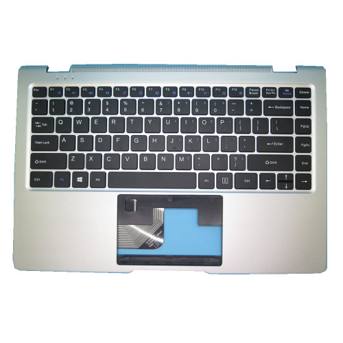 Laptop PalmRest&keyboard For DK290A 342900006 PRIDE-K2779 Silver Top Case United States US Black Keyboard