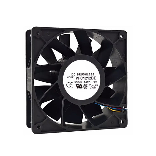 Cooling Fan For DELTA PFC1212DE-F00 120*120*38MM DC12V 4.80A 2lines New