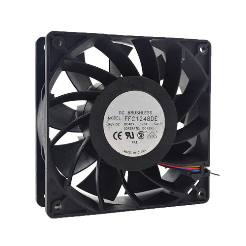 Cooling Fan For DELTA FFC1248DE-S41P 120*120*38MM DC48V 0.75A 2lines New