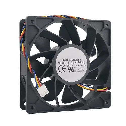 Cooling Fan For DELTA QFR1212GHE-AE10 120*120*38MM DC12V 2.70A 4lines New