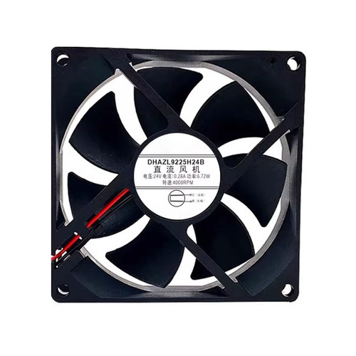 Cooling Fan For DELIXI DHAZL9225H24B 92*92*25MM DC24V 0.28A 6.72W 2lines New