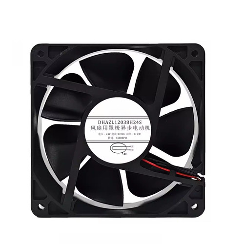 Cooling Fan For DELIXI DHAZL12038H24S 120*120*38MM DC24V 0.35A 8.4W 2lines New
