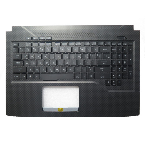 Laptop PalmRest&Keyboard For ASUS GL503G GL503GE GL503V GL503VD Black top case with scale pattern Black Backlit Korean KR QWERTY Keyboard VER2
