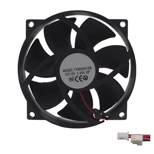 Cooling Fan For SNOWFAN YY9225H12S DC12V 0.35A 3700RPM 2-wire 92*92*25mm New