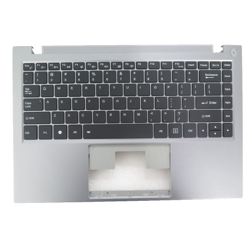 Laptop PalmRest&Keyboard For X307A NM14FB-819 NM141C-C Gray Top Case Black With Backlit United States US