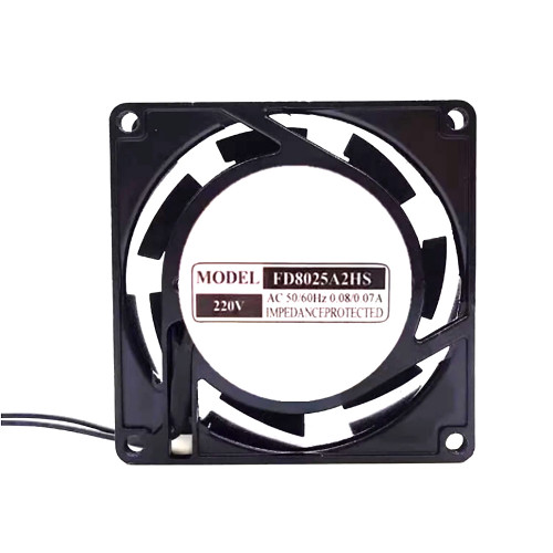 Cooling Fan For JINYUDA FD8025A2HS AC220V 0.08/0.07A 50/60Hz 2-Wire New