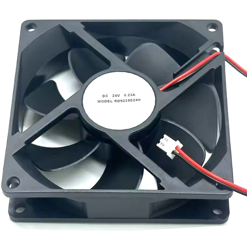Cooling Fan For RUNDA RD9225S24H DC24V 0.23A 2-Wire 2Pin New