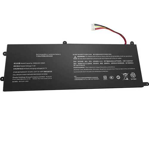 Laptop Battery ZZNY5283240 7.7V 5000MAH 10PIN 7Lines New