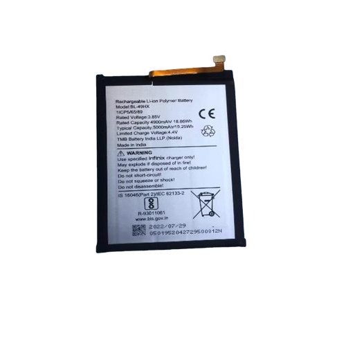 Battery For For Infinix Hot 20 5G X666 X666B BL-49HX 5000mAh 19.25Wh 4.4V New