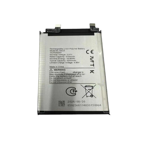 Battery For For Infinix Hot 50 4G / Hot 50 5G / Hot 50 Pro+ X6882 X6720 X6881 BL-54CX 1ICP5/65/97 5200mAh 19.95Wh 4.50V New