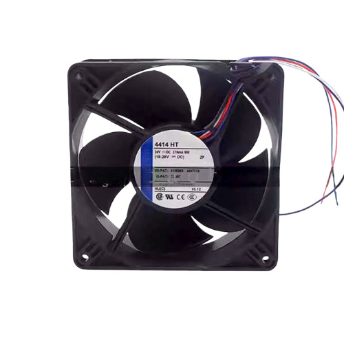 Cooling Fan For Ebmpapst 4414HT DC24V 375mA 9W 12CM 4Lines 0PIN New