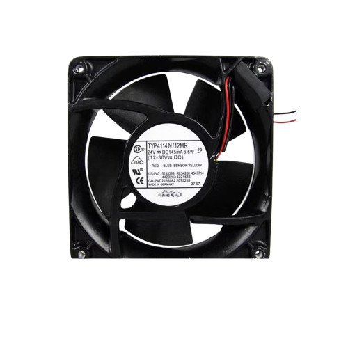 Cooling Fan For Ebmpapst TYP4114N/12MR DC24V 145mA 3.5W 12CM 2Lines New