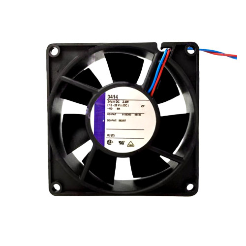 Cooling Fan For Ebmpapst 3414 DC24V 2.4W 9CM 2Lines 0PIN New