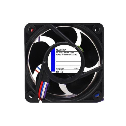 Cooling Fan For Ebmpapst 624/2H3P DC24V 290mA 7.0W 6CM 4Lines New