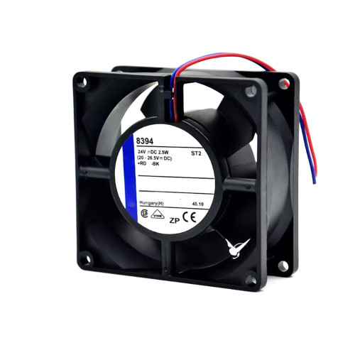 Cooling Fan For Ebmpapst 8394 DC24V 2.5W 8CM 2PIN New