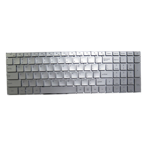 Laptop Keyboard For Hongsamde HSDQ156 English US Silver With Backlit New