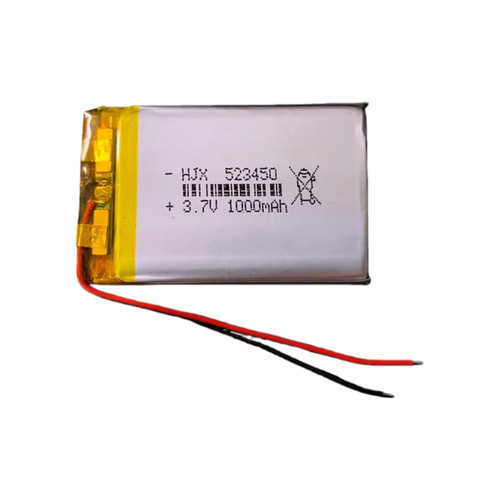 Battery HJX 523450 3.7V 1000mAh 2Lines NEW