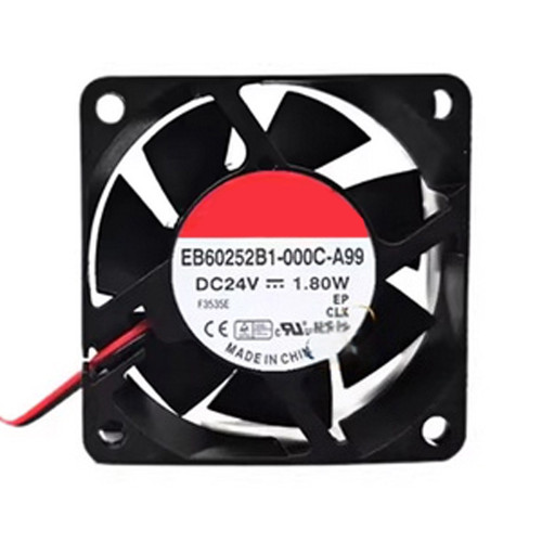 Cooling Fan For SUNON EB6025B1-000C-A99 DC24V 1.80W 2Lines New