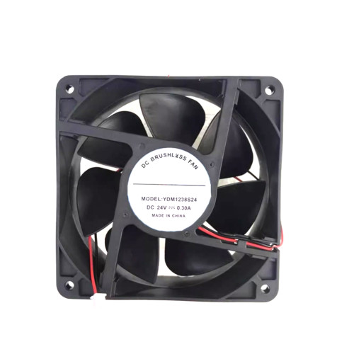 Cooling Fan YDH1238S24 DC24V 0.30A 12CM 12038 2PIN 2Lines New