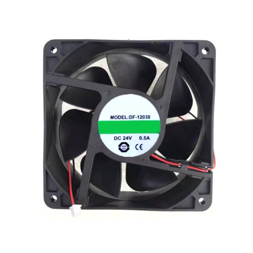 Cooling Fan DF-12038 DC24V 0.5A 2PIN 2Lines New