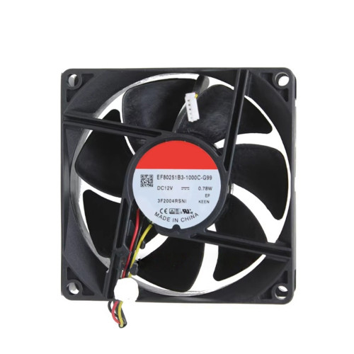 Cooling Fan For SUNON EF80251B3-1000C-G99 8025 DC12V 0.78W 3PIN 3Lines New