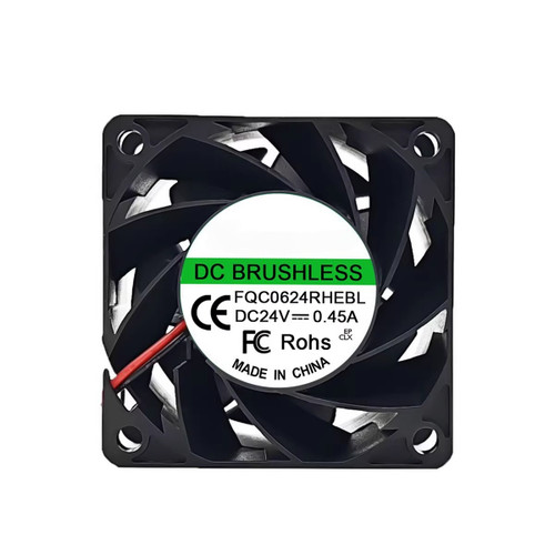Cooling Fan For FQC FQC0624RHEBL DC24V 0.45A 60*60*38MM 2PIN Waterproof New