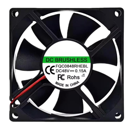 Cooling Fan For FQC FQC0848RHEBL DC48V 0.15A 7.2W 80*80*25MM 4200RPM 2PIN Waterproof New