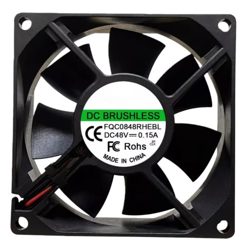 Cooling Fan For FQC FQC0848RHEBL DC48V 0.15A 7.2W 80*80*25MM 3500RPM 2PIN IP55 Waterproof New